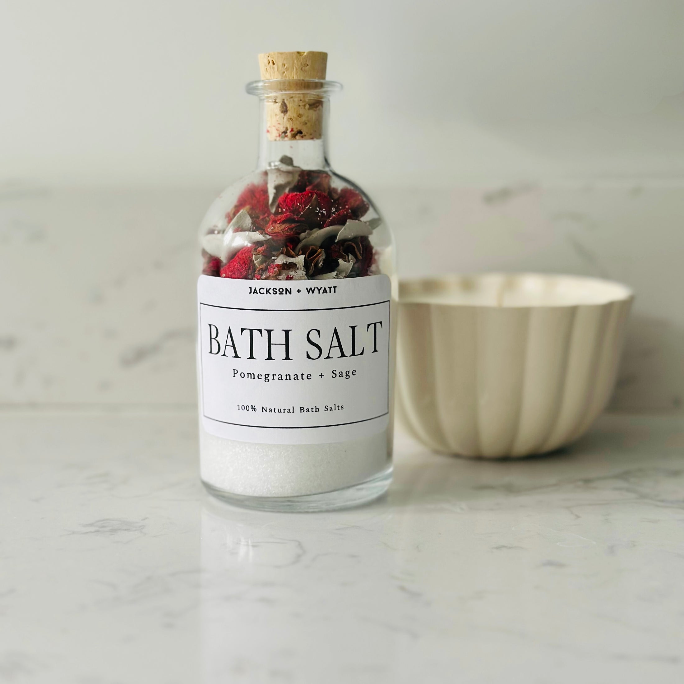 Pomegranate + Sage Bath Salts