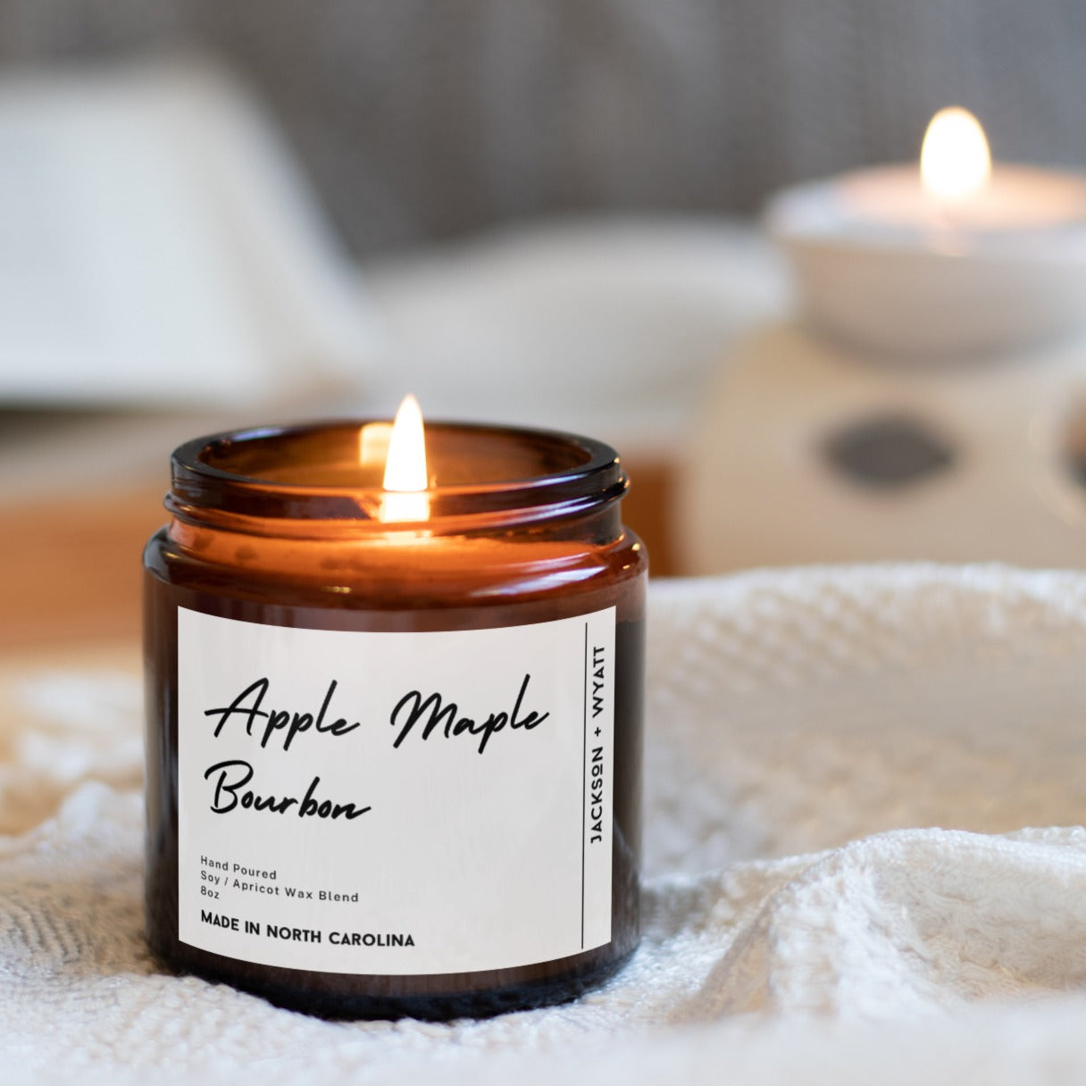 Apple Maple Bourbon 8oz Candle