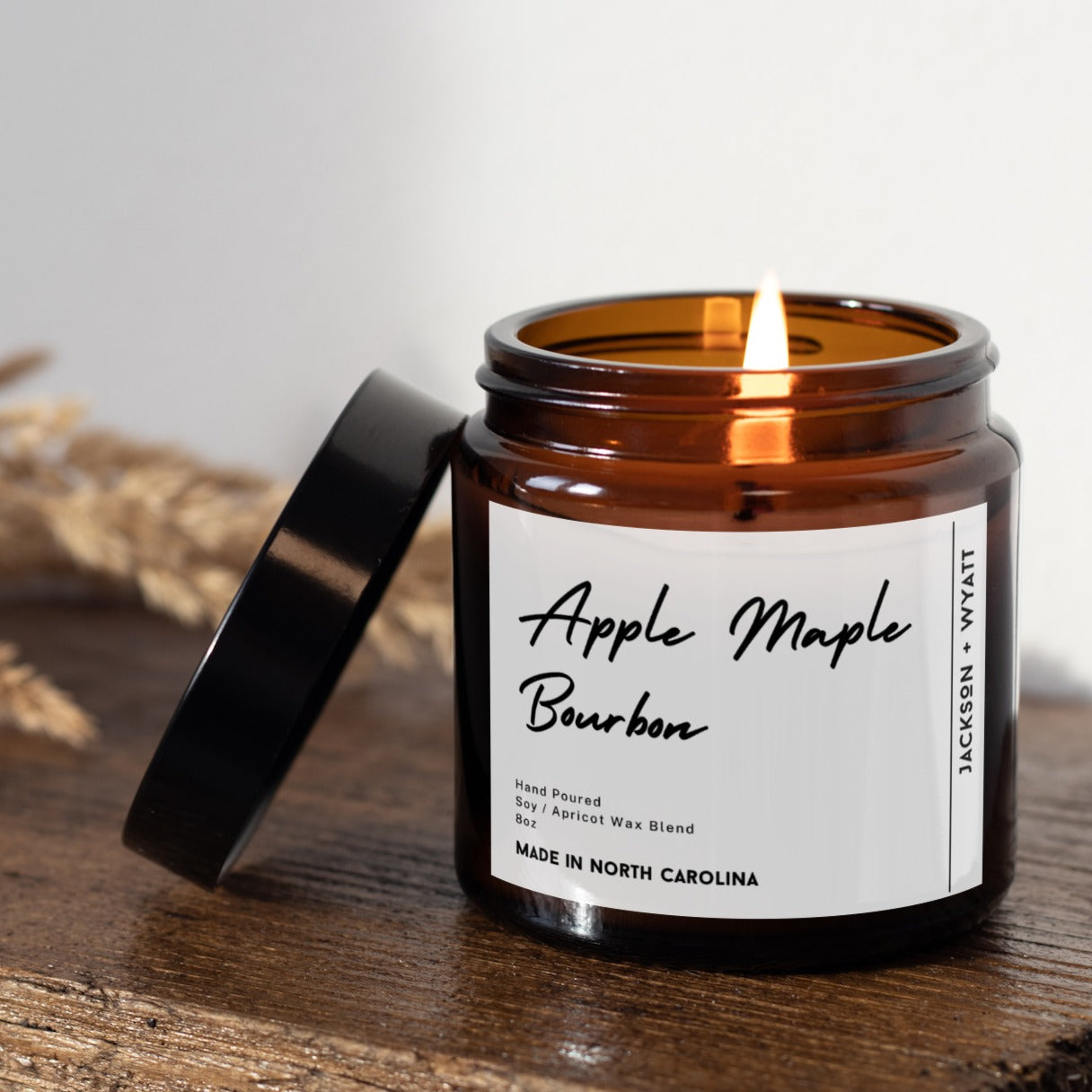 Apple Maple Bourbon 8oz Candle