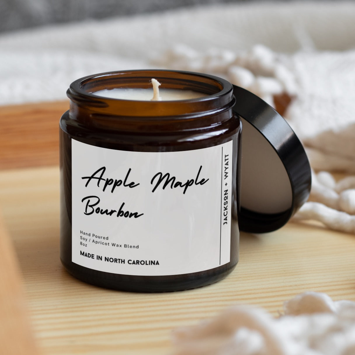 Apple Maple Bourbon 8oz Candle