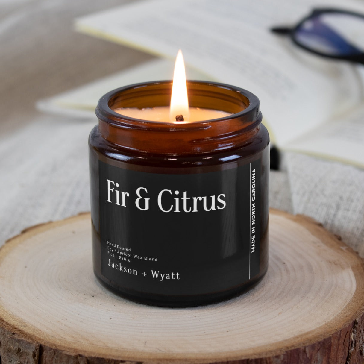 Fir & Citrus 8oz Candle