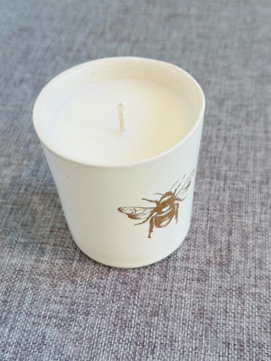 Gold Honey Bee Candle