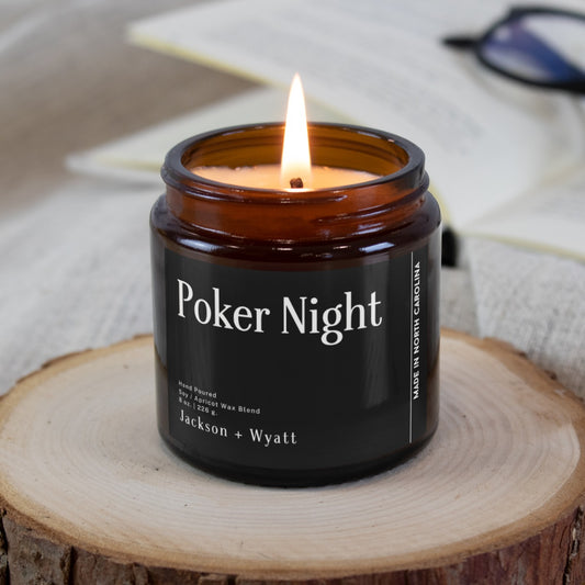 Poker Night 8oz Candle