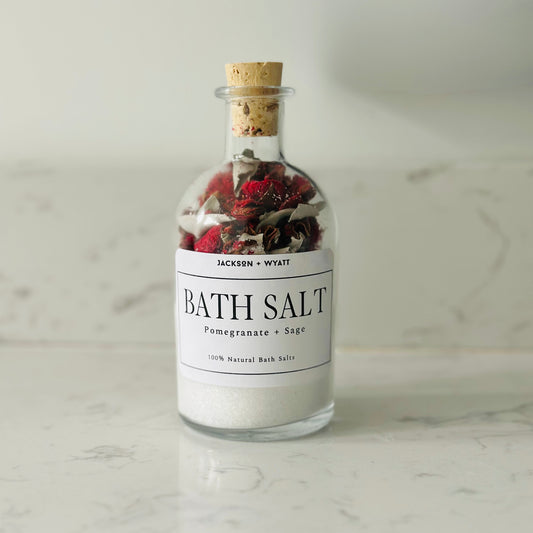 Pomegranate + Sage Bath Salts