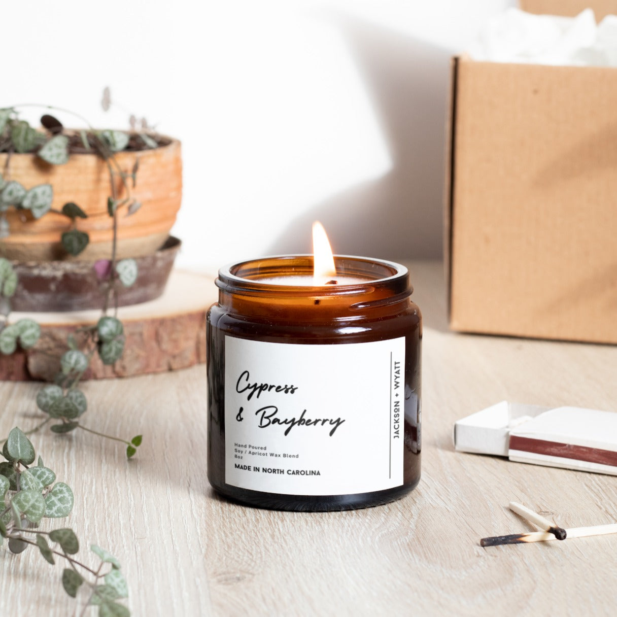 Cypress & Bayberry 8oz Candle