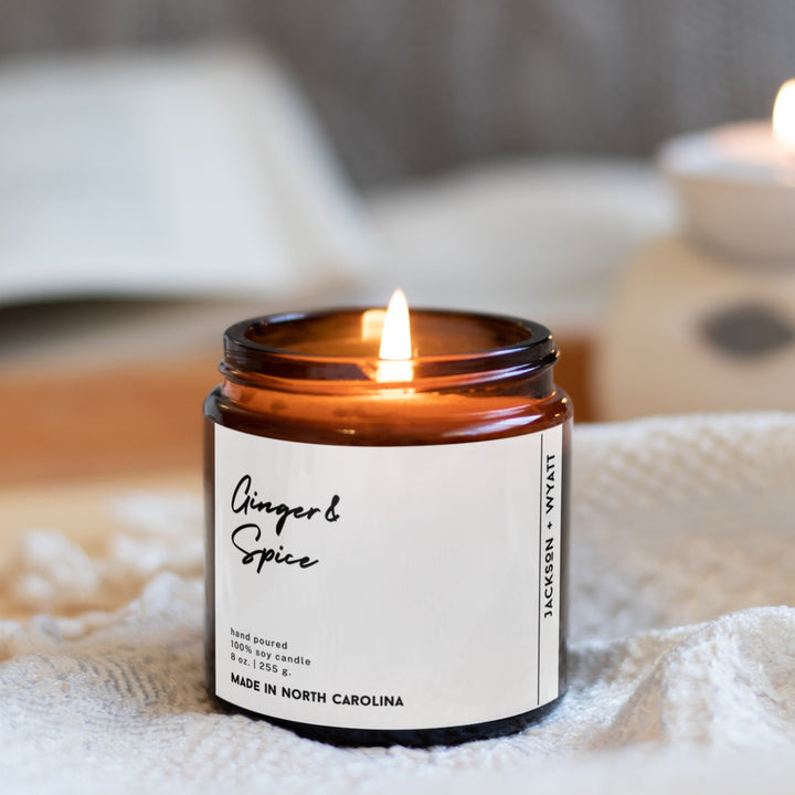 Ginger & Spice Candle - Jackson and Wyatt, Inc