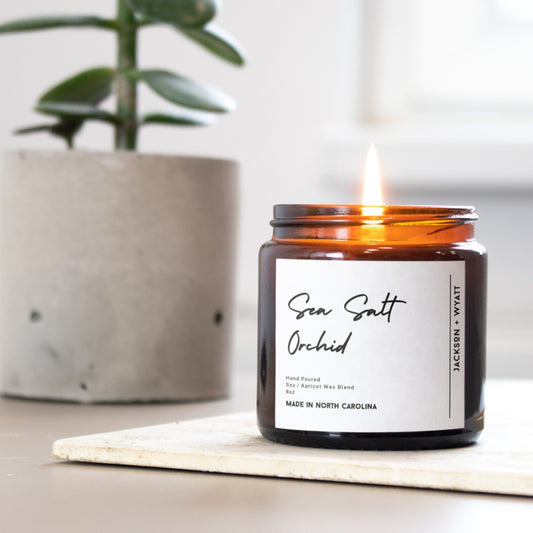 Sea Salt Orchid 8oz Candle