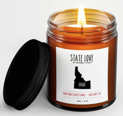 Idaho State Love Candle - Jackson and Wyatt, Inc