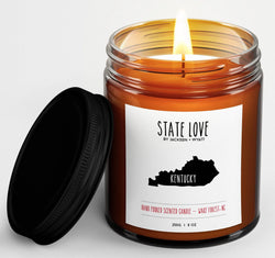 Kentucky State Love Candle - Jackson and Wyatt, Inc