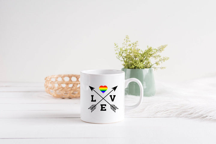 lesbian mug gay pride mug bisexual pride bi pride asexual pride lgbt mug rainbow kindness mug girl power gift for her ceramic mug coffee mug - Jackson and Wyatt, Inc