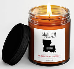 Louisiana State Love Candle - Jackson and Wyatt, Inc