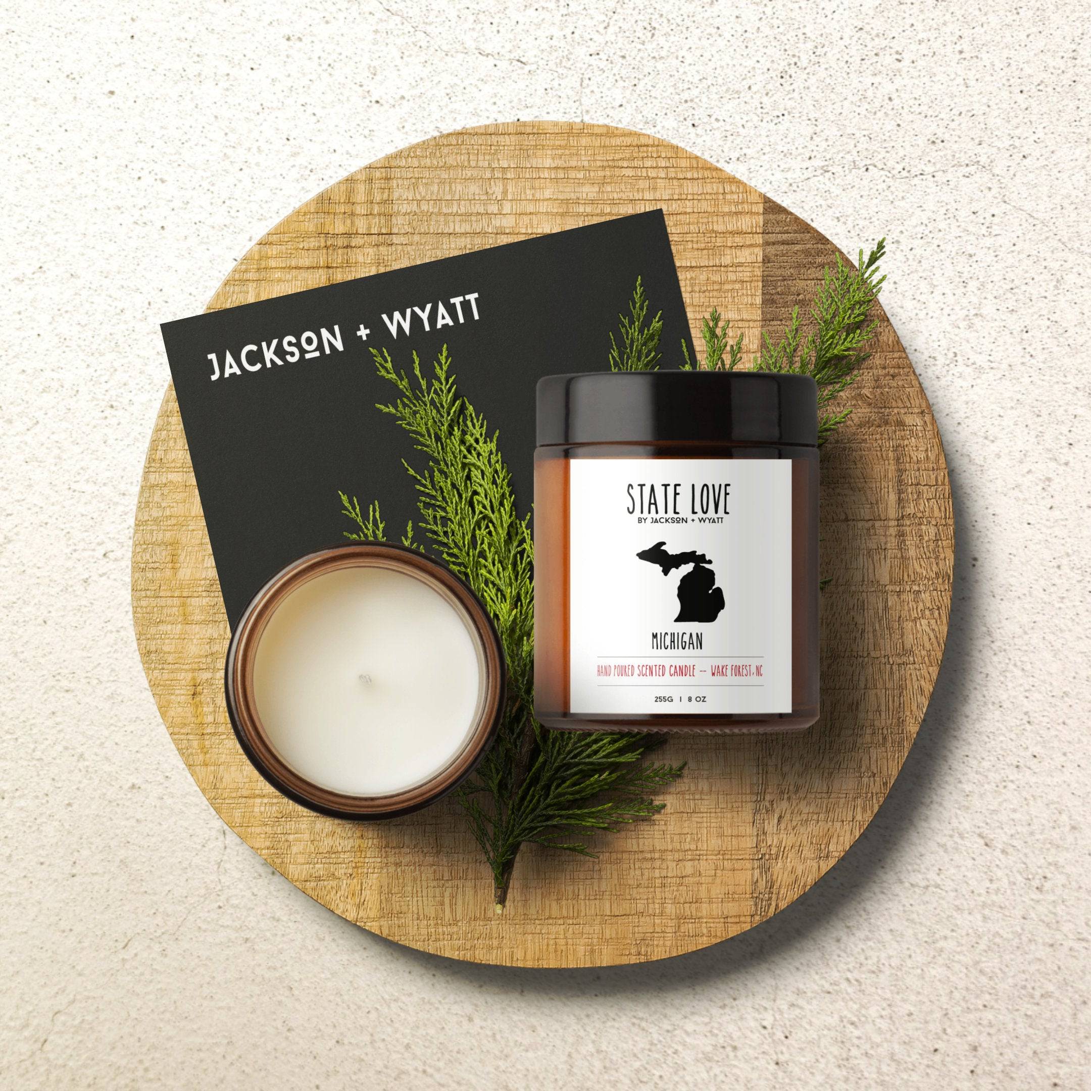 Michigan State Love Candle - Jackson and Wyatt, Inc