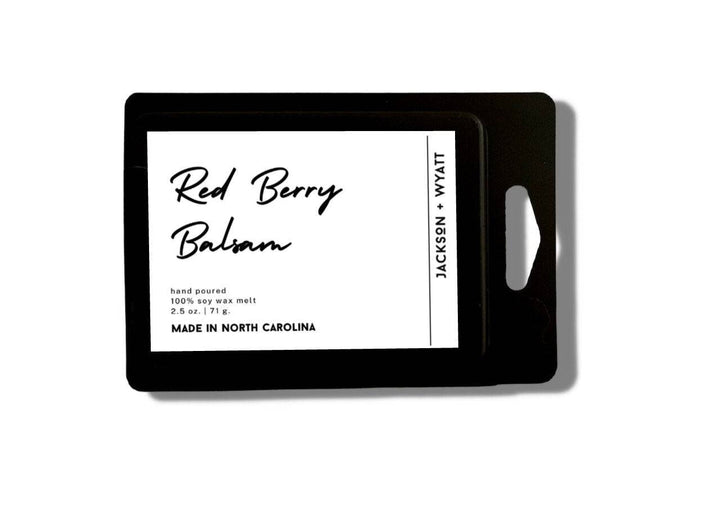 Red Berry Balsam Scented Wax Melts Organic Hand Made 100% soy toxin free wax melt burner wax melt warmer Fall scent - Jackson and Wyatt, Inc