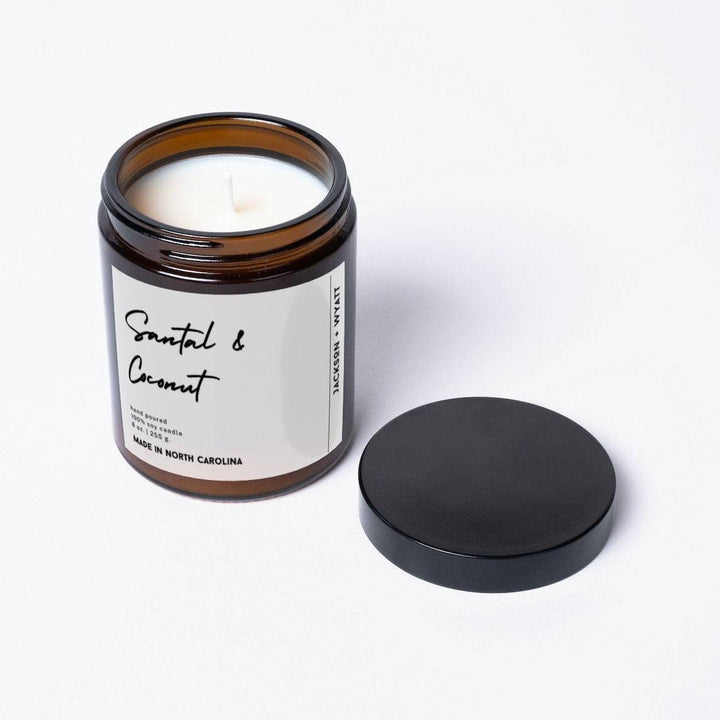 Santal & Coconut Scented Candle - Jackson and Wyatt, Inc