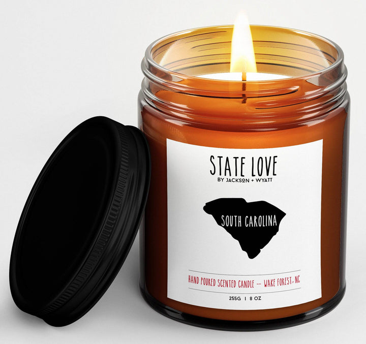 South Carolina State Love Candle - Jackson and Wyatt, Inc