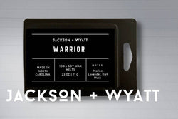 Warrior Scented Wax Melts Organic Hand Made 100% soy toxin free wax melt burner wax melt warmer Masculine scent - Jackson and Wyatt, Inc